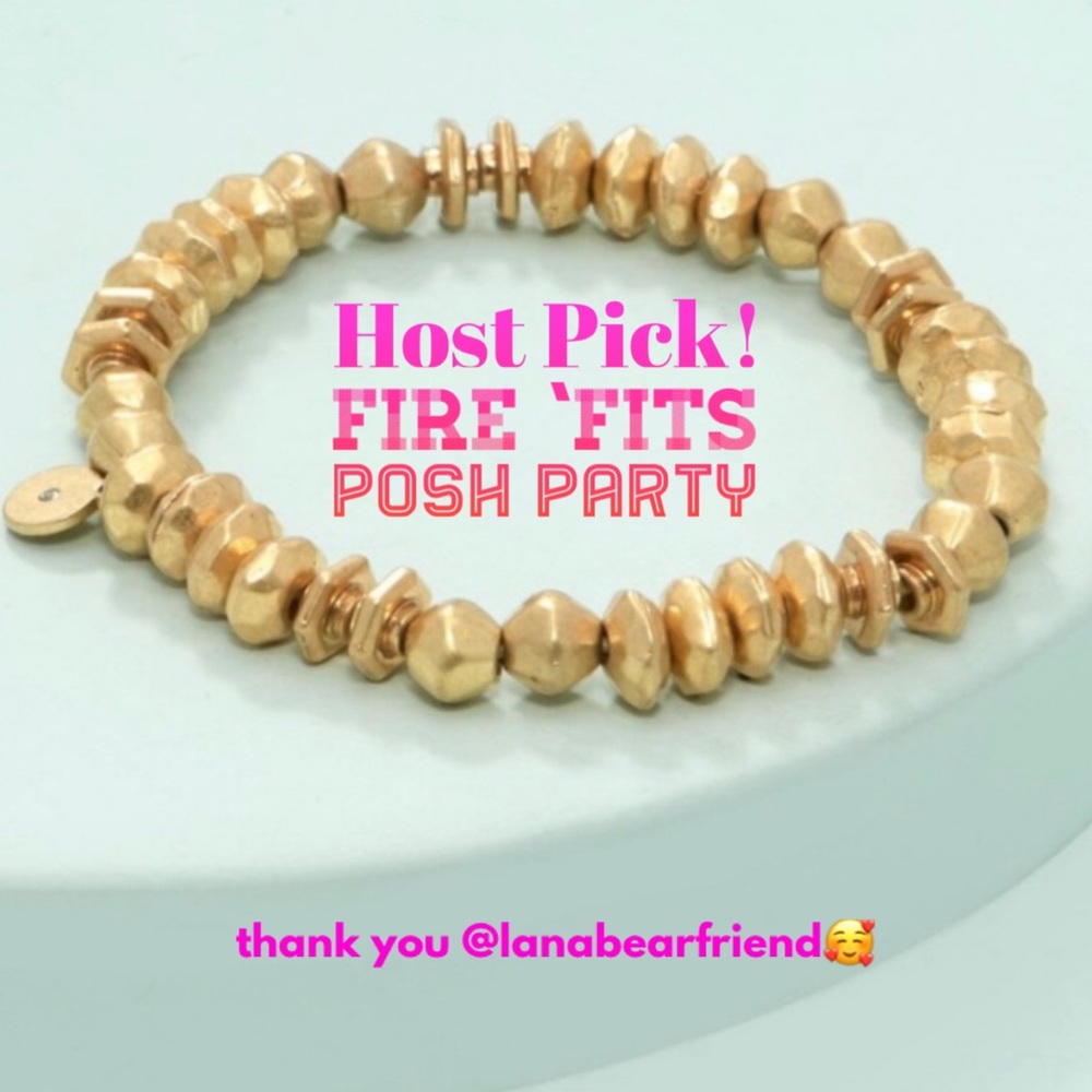 Stella & Dot | Dainty Gold Bracelet Nicholette Stretch Bracelet